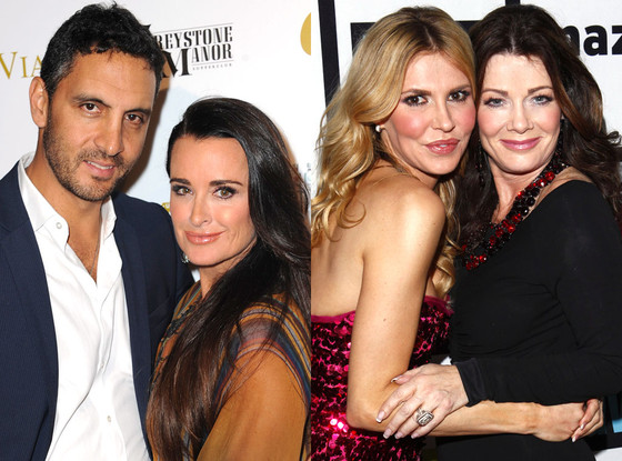 Kyle Richards, Mauricio Umansky, Lisa Vanderpump, Brandi Glanville Kyle Richards, Mauricio Umansky, Lisa Vanderpump, Brandi Glanville